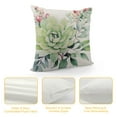 thumbnail image 4 of Nawypu  Flower Decorative Throw Pillow Cover Plant Leaves Pillow Case Square Cushion Cover, 4 of 5