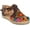 Brown, variant on The Western Shops Women’s Floral Espadrille Huarache Sandals, Mexican Leather Huaraches, Brown