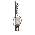 thumbnail image 1 of IMAX Corporation Harding Link Candle Holder Wall Sconce in Brown, 1 of 1