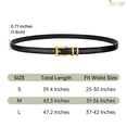 thumbnail image 5 of JASGOOD Belts for Women Leather Belt Ladies Belts for Jeans Dress Pants, 5 of 6
