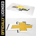 thumbnail image 3 of Pilot Automotive LP-011B Chrome 3D License Plate with Chevrolet Logo, 3 of 10