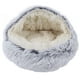 thumbnail image 2 of Cama Redonda para Gatos, Suave, cómoda, Felpa, Segura, cálida, Redonda, cojín para Perros y Gatos, Cama para Mascotas pequeñas, Caballero Gris, 2 of 13
