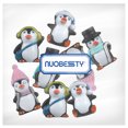 thumbnail image 2 of NUOBESTY 8 piezas Mini figuras de pingüino DIY Decoración de paisaje en miniatura para pastel Llavero Casa de muñecas, 2 of 5