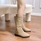 thumbnail image 5 of Amzcrzy Zapatos de mujer,Zapatos de mujer,Zapatillas de mujer, Botas de mujer con tacón de aguja, botas de tubo para mujer, botas de caballero con punta puntiaguda por debajo de la rodilla, invierno, 5 of 8