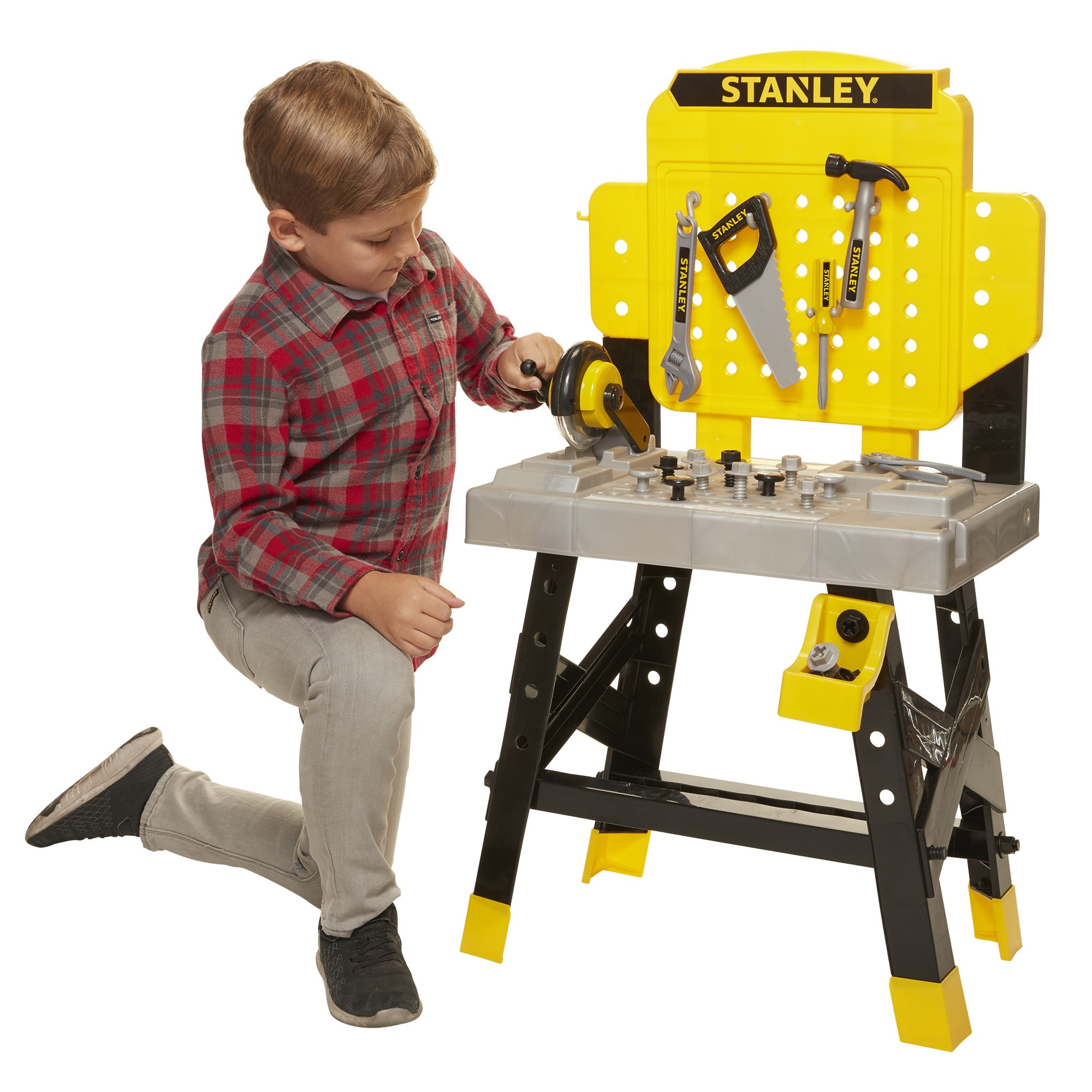 Black and Decker Junior Ready-to-Build Work Bench with 53 Tool and