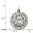 thumbnail image 3 of FJC Finejewelers Sterling Silver Antiqued Our Lady Of The Assumption Medal Pendant Necklace - Chain Included, 3 of 4