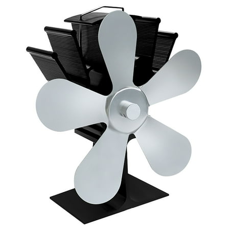 

DYTTDO Home Goods Stove Fan Wood Stove Fan Fireplace Fan Heat-powered Fan With 5 Blades Cost Saving Great Gifts for Family
