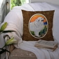 thumbnail image 3 of Carolines Treasures SS8183PW1414 Great Pyrenees Fabric Decorative Pillow, 14Hx14W, multicolor, 3 of 4