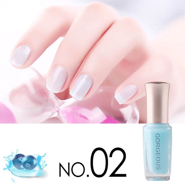 Heliisoer Long Lasting Unpeelable Candy Color Translucent Jelly Nail Polish 10ML