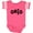 Football Pink and White, variant on Inktastic Ohio Hearts Boys or Girls Baby Bodysuit