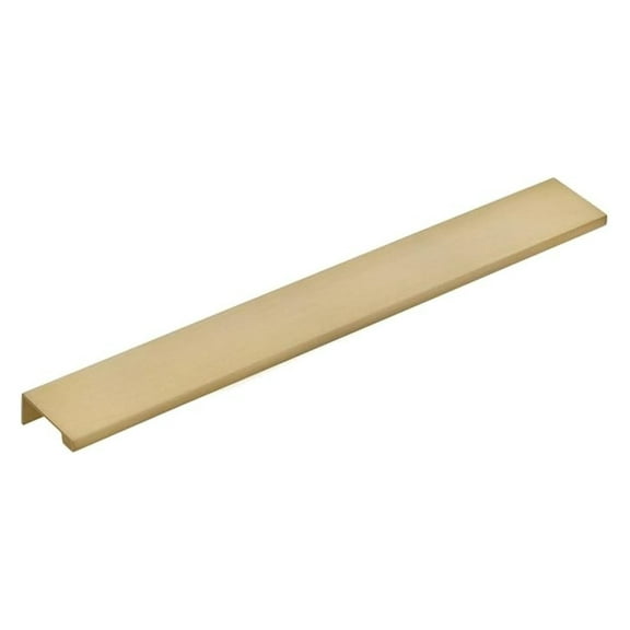 Cabinet Pulls 12 Inch - 87150US4 Edge Finger Pulls, US4 Finish - 12" Center to Center Kitchen Cabinet Hardware, Modern Drawer Pulls for Bathroom, Furniture