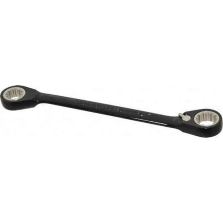 Proto JSBV1214 Double Box Ratcheting Spline Wrench,12 Point 3/8" x 7/16"