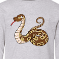 thumbnail image 4 of Inktastic Cute and Cuddly Ball Python snake Long Sleeve Youth T-Shirt, 4 of 5