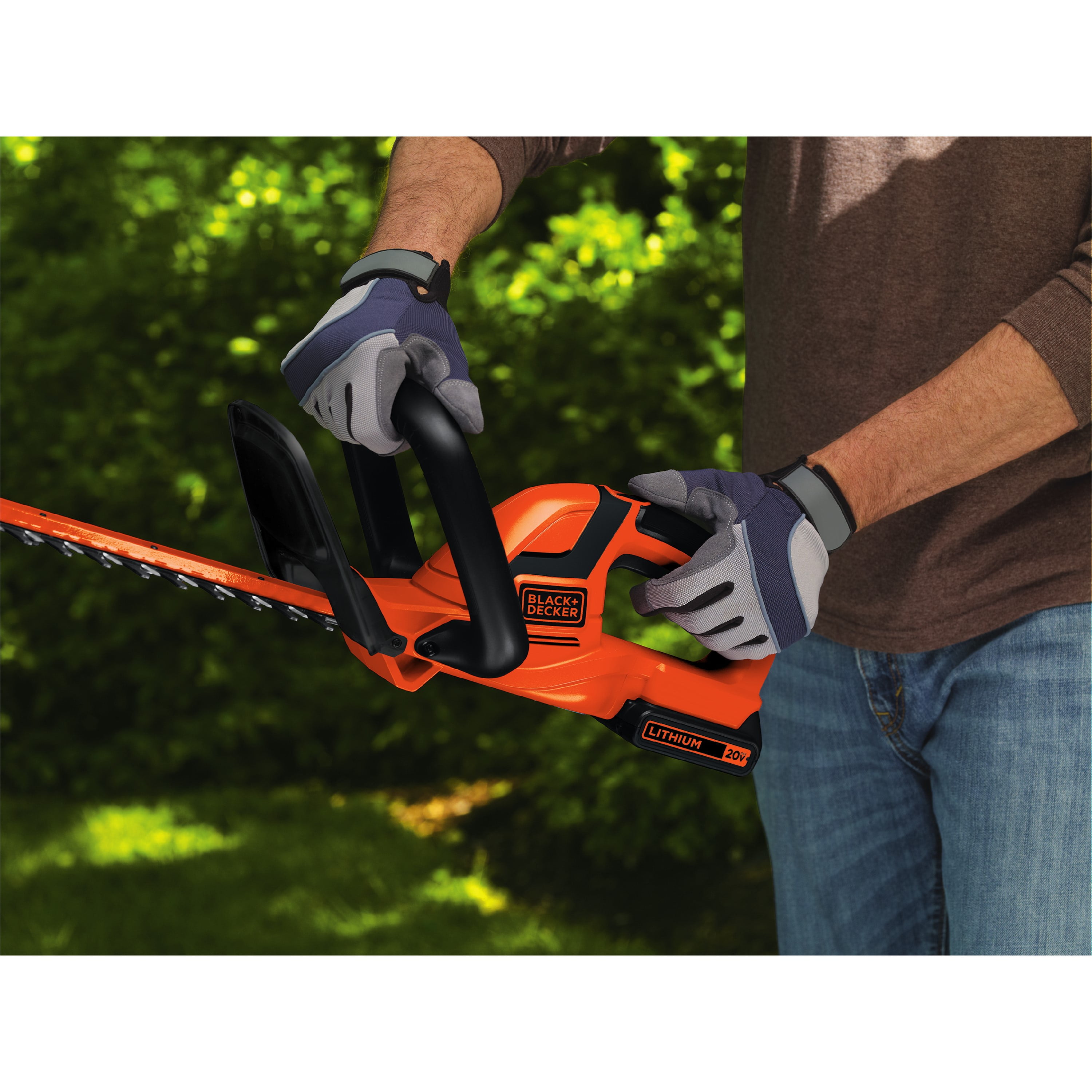 black and decker 22 inch cordless hedge trimmer