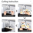 thumbnail image 5 of Yayeee Faucet Mat for Kitchen Sink 14.7" Diatomite Long Splash Guard Pad, Beige Triangles, 5 of 7