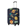 thumbnail image 2 of Easygdp Space Print Elastic and Washable Suitcase Protective Cover with Hidden Zipper Fits 18-32 inch Luggage -Large, 2 of 9