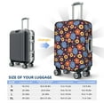 thumbnail image 6 of Daiia Leaves Flower Luggage Cover, Thickened Washable Travel Luggage Covers, Elastic Unique Baggage Covers for 18-20 inch Luggage-Small, 6 of 9