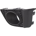 thumbnail image 3 of Fog Light Trim Compatible with 2015-2017 Honda Fit Front, Left Driver Textured Black, 3 of 5
