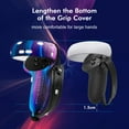 thumbnail image 6 of Baoyemes Silicone Cover Set for Oculus/Meta Quest 2, VR Accessories for Meta Quest 3S, Protective Cover Set Includes Controller Grip Cover, Face Cover, VR Shell Cover (Blue Ripple), 6 of 7