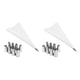 thumbnail image 3 of Ounissouiy Cake Decorating Tools with Icing Bag DIY Making Bakery Pastry Kit Cream Stainless Props Nozzles for Household Accessory blanco serie 2 2piezas, 3 of 6