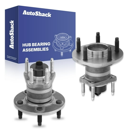 AutoShack Rear Wheel Hub Bearing Assemblies with ABS| Replacement for 2005-2010 Chevrolet Cobalt 2006-2011 Chevrolet HHR 2004-2007 Saturn Ion | 2-PC