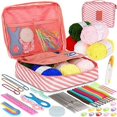 thumbnail image 4 of Kits Portable Hand Novice Beginners Multi-color Storage Crochet Kits DIY Knitting Tools, 4 of 7