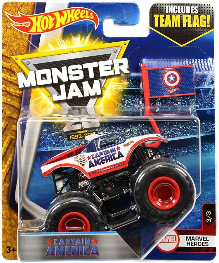 captain america monster truck toy
