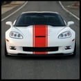 thumbnail image 1 of Sticker Connection | Racing Stripes | Hood Rally Vinyl Race Stripes | (12"x72", Red), 1 of 4