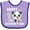 Lavender and Purple, variant on Inktastic Happy First Mothers Day with Panda Bears Boys or Girls Baby Bib