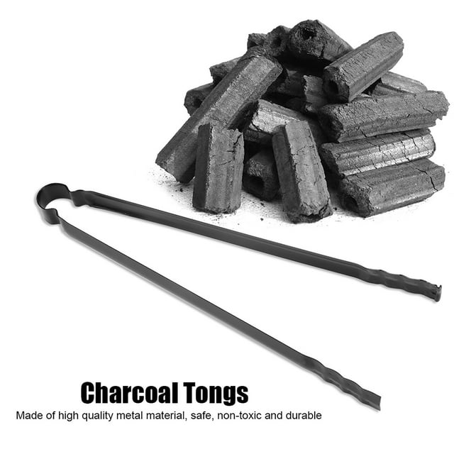 Pinza para carbón de barbacoa, pinza para barbacoa de metal multifuncional Pinzas para carbón multifuncionales Pinza para barbacoa de metal Mejore su experiencia
