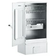 thumbnail image 2 of vidaXL BBQ Oven Smoker with 2.2 lb Wood Chips 17.5"x11.4"x32.7", 2 of 3