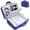 Blue, variant on Hard Shell Travel Carrying Case Compatible with PS5 & PS5 Slim Console, Universal Protective Storage Bag for PlayStation 5 Disc/Digital Edition, Game Controllers, Headphones and Gaming Accessories