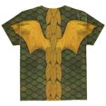 thumbnail image 2 of Halloween Green Dragon Costume All Over Youth T Shirt, 2 of 2