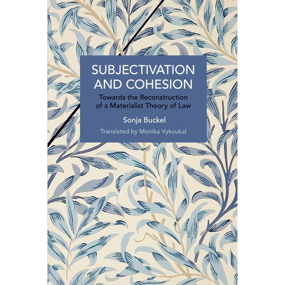 Historical Materialism Subjectivation and Cohesion: Towards the Reconstruction of a Materialist Theory of Law, (Paperback)