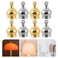 thumbnail image 4 of 8 Pcs Support de Lampe Électroplaqué Bouton Chic Accessoire, 4 of 9