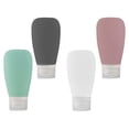 thumbnail image 4 of 4pcs Portable Travel Lotion Bottle Silicone Shampoo Storage Bottle(Random Color), 4 of 7