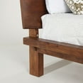 thumbnail image 5 of World Interiors Nottingham Acacia Wood Live Edge King Bed in Brown/Walnut, 5 of 6