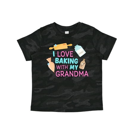 

Inktastic I Love Baking with My Grandma Girls Toddler T-Shirt