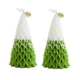 thumbnail image 2 of Fiudx Juego de Velas para Árbol de Navidad, Velas Aromáticas Talladas a Mano, Aroma a Té Blanco, Decoración Navideña, Ambiente Festivo, Regalo de Navidad, Tamaño 5 X 5 X 10 Cm, Paquete de 2, 2 of 4