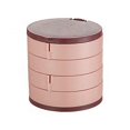 thumbnail image 1 of Cosmetic Storage Box Desktop Jewelry Storage Box Multilayer Rotatable Jewelry Rack Engs Ring Box Cosmetic Container with Mirror Makeup Organizer Box, 1 of 5