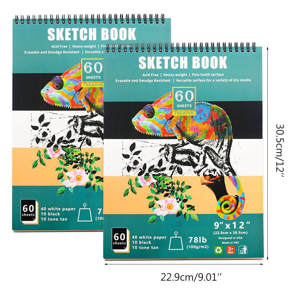 60 Sheets Drawing Pad Art Sketchbook Artistic Drawing Painting Writing Paper