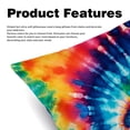 thumbnail image 2 of Tie Dye Set of 2 Velvet Throw Pillow Covers Inserts with 16x16, 18x18, 20x20 Inches Chair Pillow Covers - Unique Patterns for Throw Pillows for Various Occasions, 2 of 6