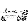 thumbnail image 2 of LaPoint, Annie 32x18 Gold Ornate Wood Framed with Double Matting Museum Art Print Titled - Love Makes the World Go Round, 2 of 4