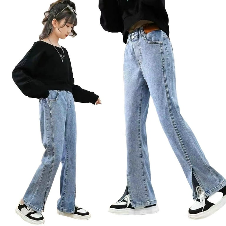 THJRPQJFD Jeans for Toddler Girls Low Rise Skinny Jeans Girls Size