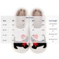 thumbnail image 3 of Viluyesy Womens Scuff Slippers Curly Fleece Lined Cat Embroidery Closed Toe Non Slip Warm Soft Indoor House Slides White Size 8.5, 3 of 5