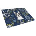 thumbnail image 1 of "Tablas de cortar Treasures Blue Boston Terrier, Grande" Caroline's Treasures BB5054LCB, 1 of 1