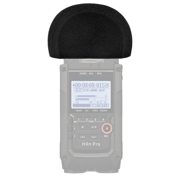 Microphone Cover Foam For ZOOM H4N PRO,Mic Dust Cover,Portable Digital Recorders Windscreen Muff,Condenser Microphone Sponge Cover