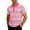 Hot Pink, variant on Mens Polos Short Sleeve Knit Stripe Shirt Casual Summer Top Fit Tee Business Leisure Clothes