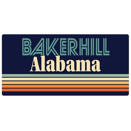 

Bakerhill Alabama 5 x 2.5-Inch Fridge Magnet Retro Design