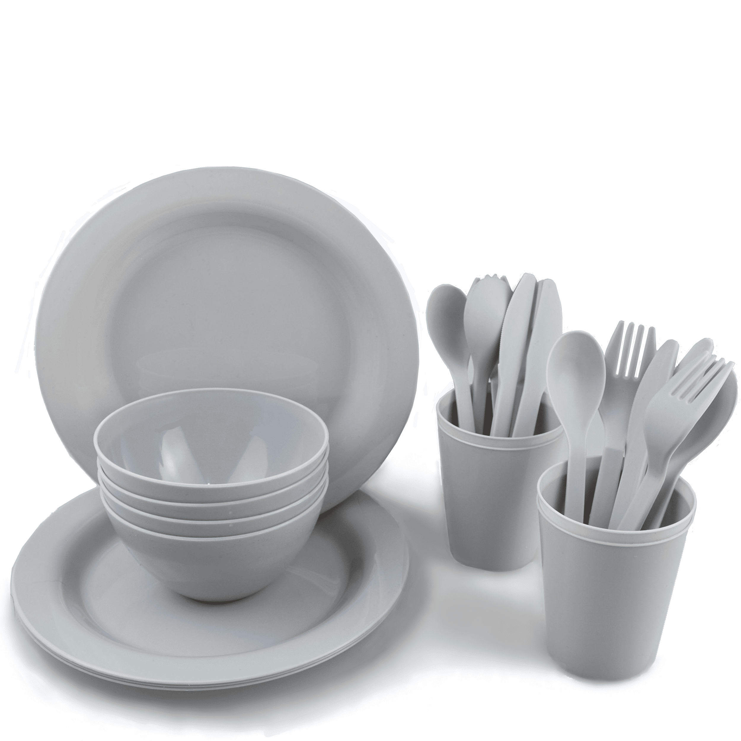 Plastic Plates College Dorm Room Essentials Dishes Set Camping Plates and Bowls Dishes Set